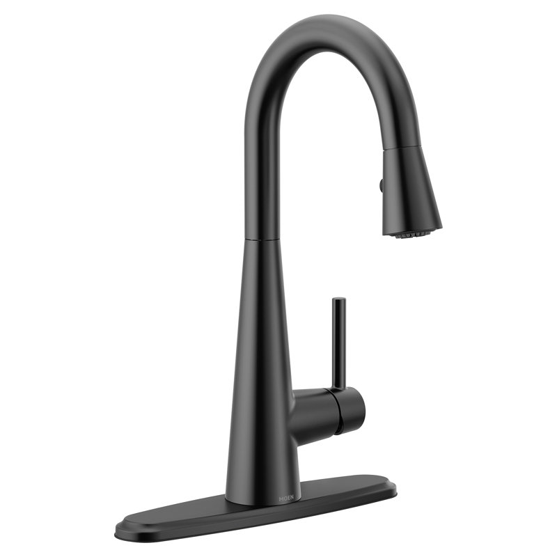 Sleek High Bar Faucet, Matte Black
