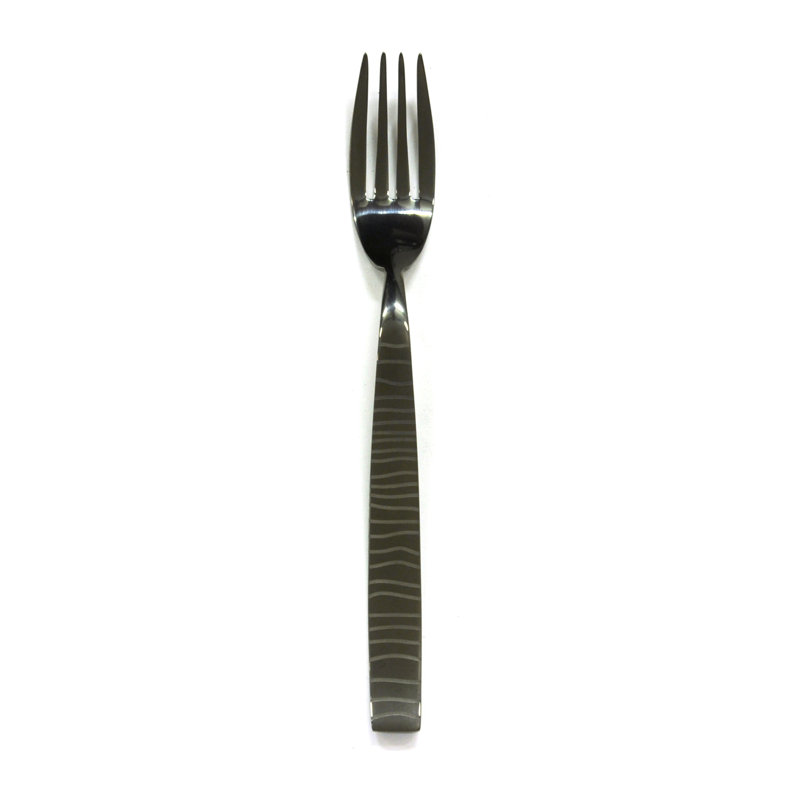 Tigre Table Fork - 48 Pieces, Oro-nero