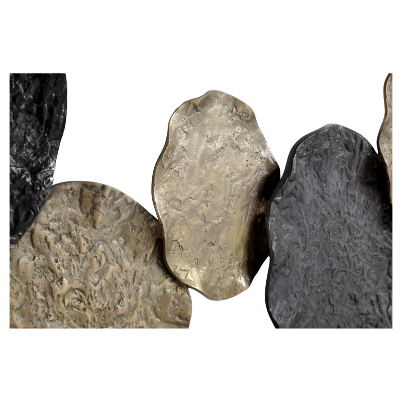 Conch Handmade Glam Abstract Wall Decor on Metal