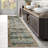 Machine Washable Vintage Area Rug with Non-Slip Back – Blue-1158877259
