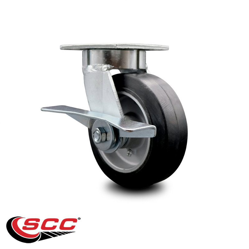 Kingpinle sur roulettes pivotantes en aluminium