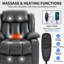Dual Motor Infinite Position Up To 350 LBS Leatherair Power Lift Recliner Chair