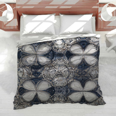 Édredon à motifs abstraits avec literie Art déco