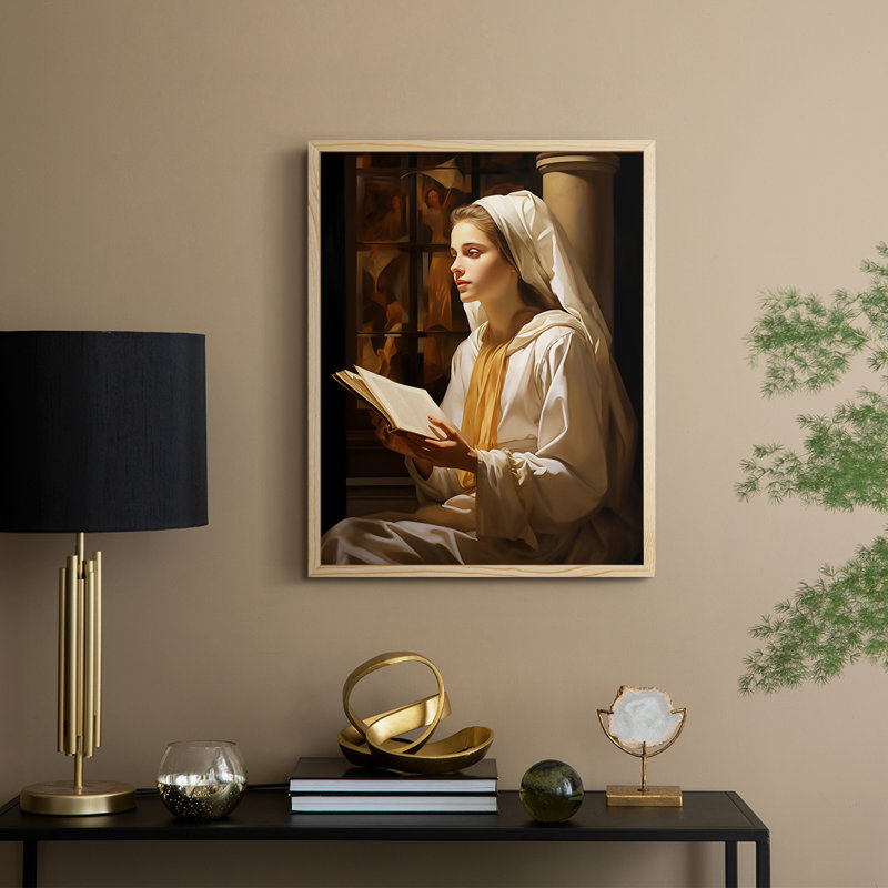 Reproduction encadrée WOMEN Series DL XXXVII - bois massif