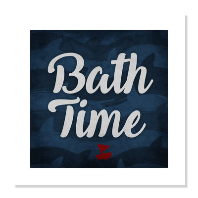 Rolled 'Bath Time' Paper Print