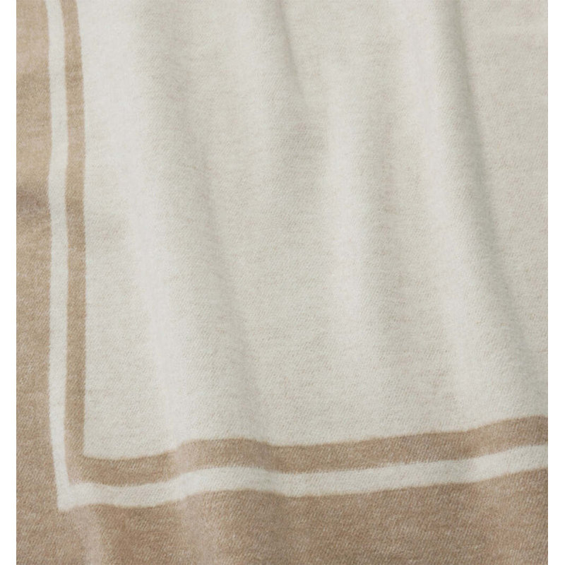 Viletta Quilted Throw Blanket, Beige/Oat