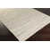 Tapis crème / beige en cuir tissé à la main Kasiya