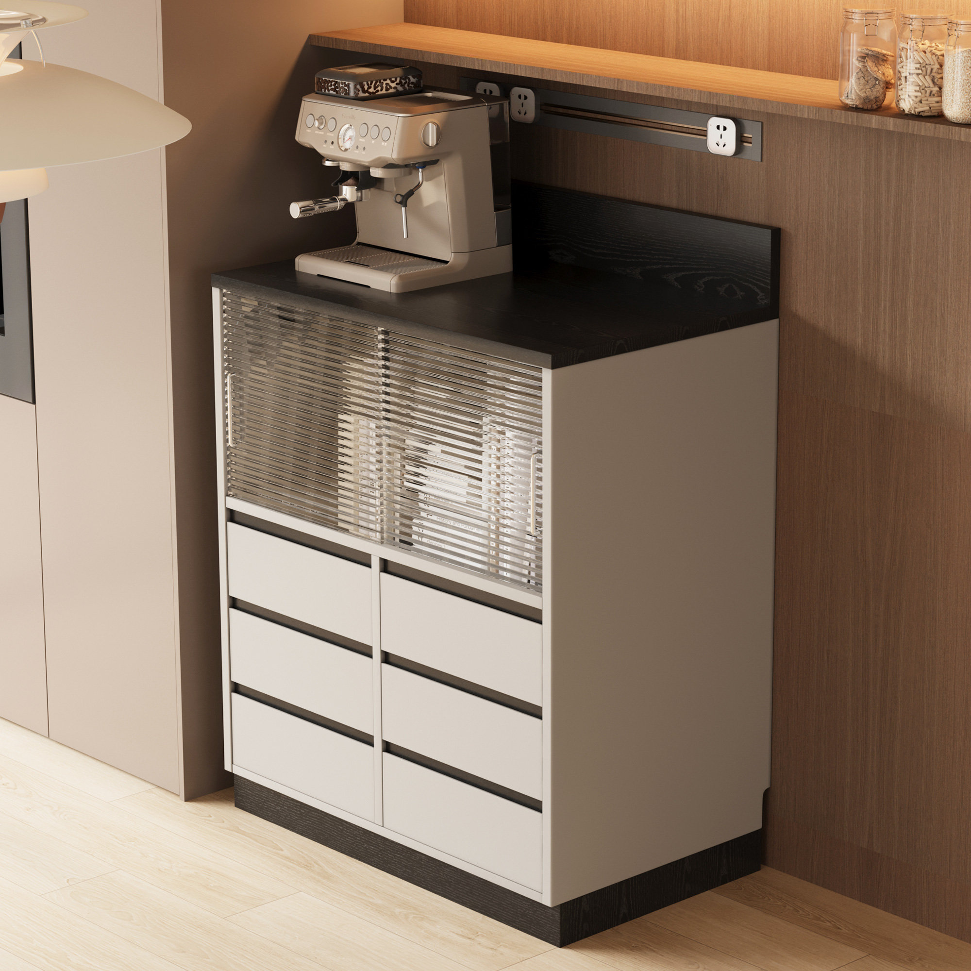 Ebern Designs Gorlest Multifunctional Storage Cabinet - Wayfair Canada