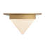 Mineral 8-in Brass Flush Mount-742885805-742885804