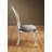 18.5'' H Linen Upholstered Side Chair