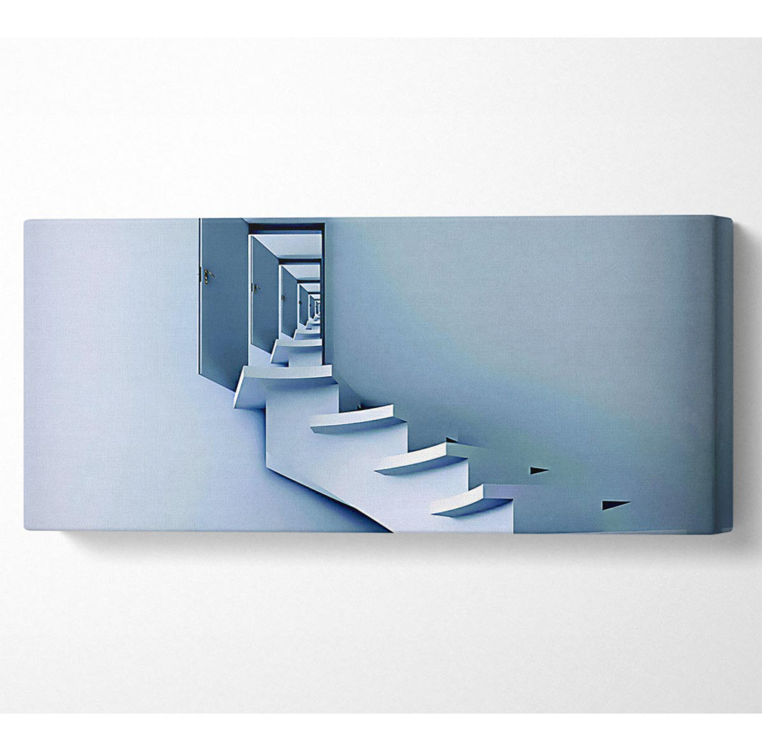 Stairway To Heaven - Panorama-Kunstdrucke auf Leinwand gerollt