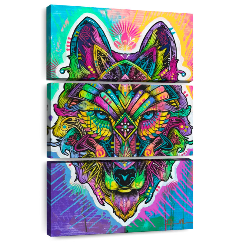 Loup chaman, H 32 po x l 20 po