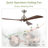 52" Ceiling Fan With Lights Remote Control