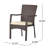 Loyd 6 - Person Wicker Patio Dining Set with Rectangular Table-25610153