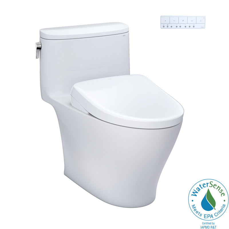 Nexus® 1.28 GPF Elongated Floor Mounted One-Piece Toilet (Seat Included)