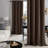 Deconovo 100% Blackout Grommet Curtain Panels with Liner, Thermal Insulated Room Darkening Curtains (Set of 2)-75195036-75195019