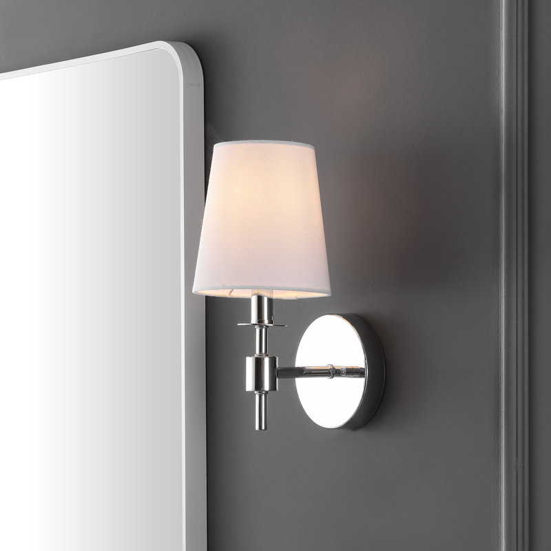 Applique murale en fer Miken, Chrome