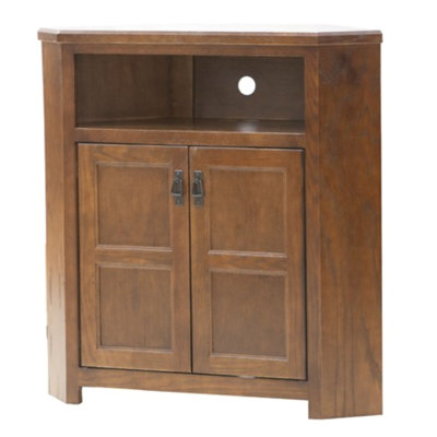 Mission Unfinished Corner TV Stand for TVs up to 48"