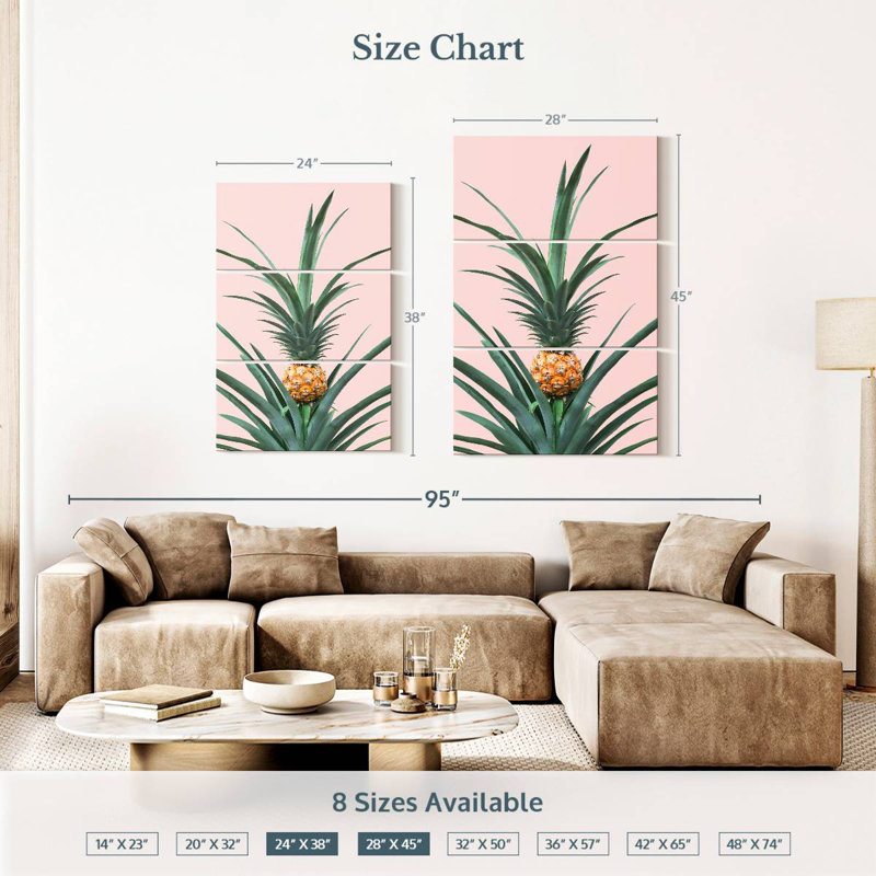 Bébé ananas Yarlin, H 38 po x l 24 po