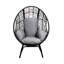 Ensemble de 3 chaises de patio avec table d'appoint-246633074