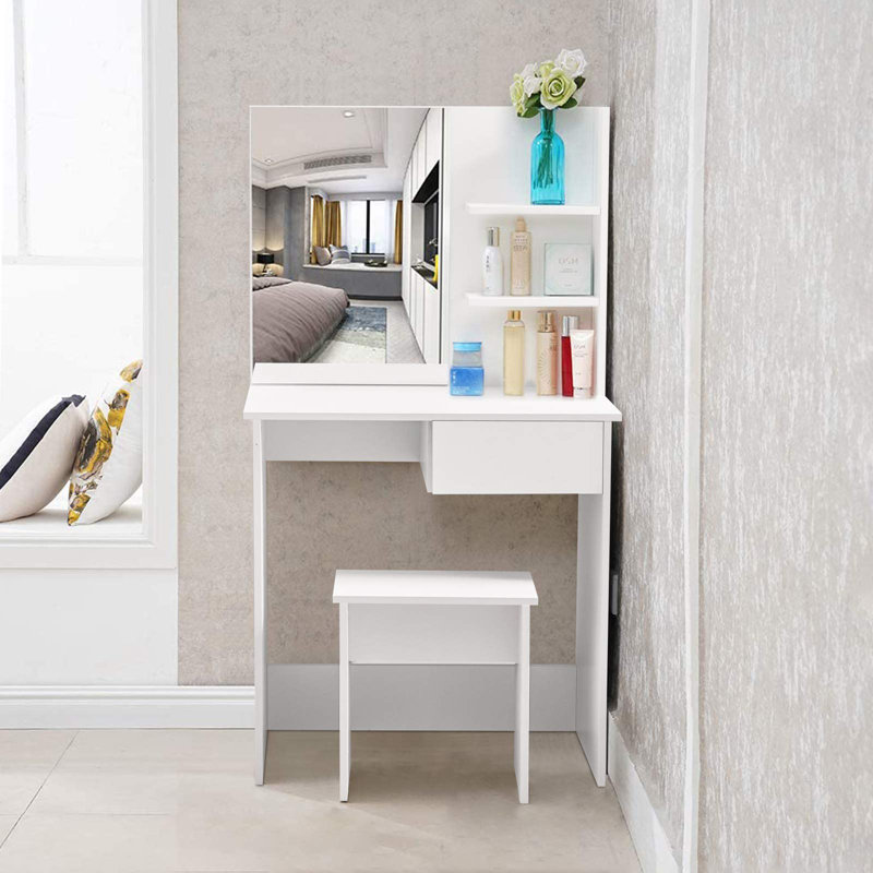 Keizo Dressing Table with Mirror