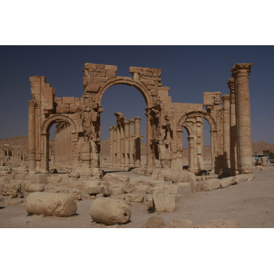 Monumental Arch of Palmyra 1 Piece Wrapped Canvas Wall Art