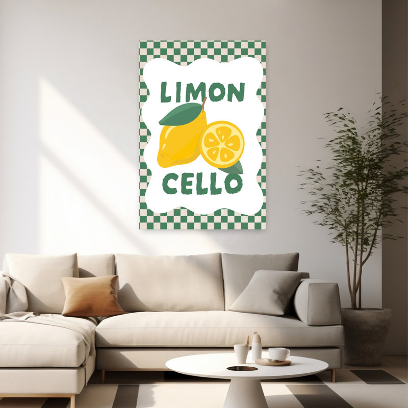 Zesty Limoncello, 60" H x 40" W