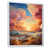White Floater Framed