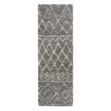 Cement The Deal Geometric Area Rug in Concrete Gray