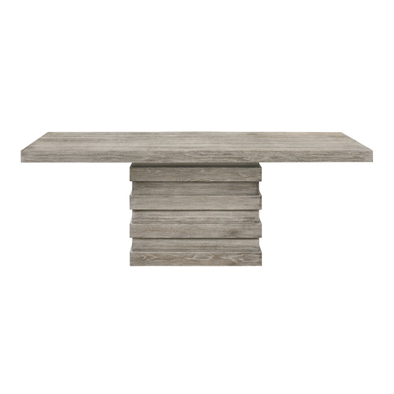 Bucyrus Salvaged Light Oak Rectangular 84.5'' L x 40.5'' W Dining Table