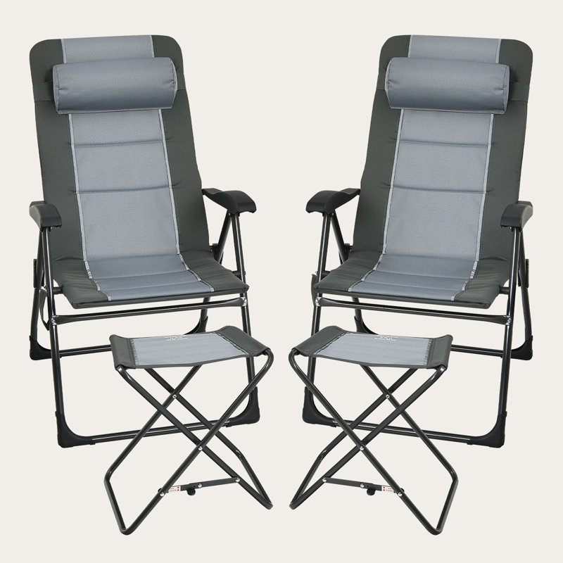 Brender Folding Patio Dining Armchair with Cushion