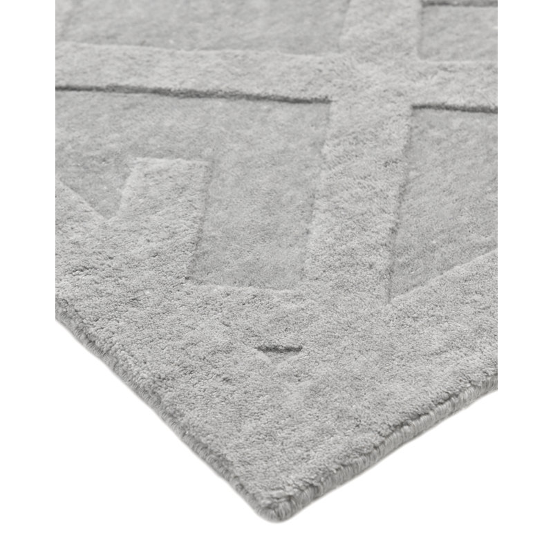 Arlo Area Rug in Light Gray, Rectangle 5' x 8'