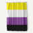 Jaune / blanc / mauve / noir