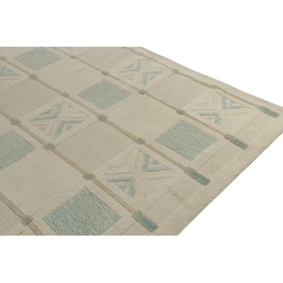 Scandinavian Wool Geometric Area Rug