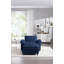 Fauteuil surdimensionné avec repose-pieds Chenille-301070763