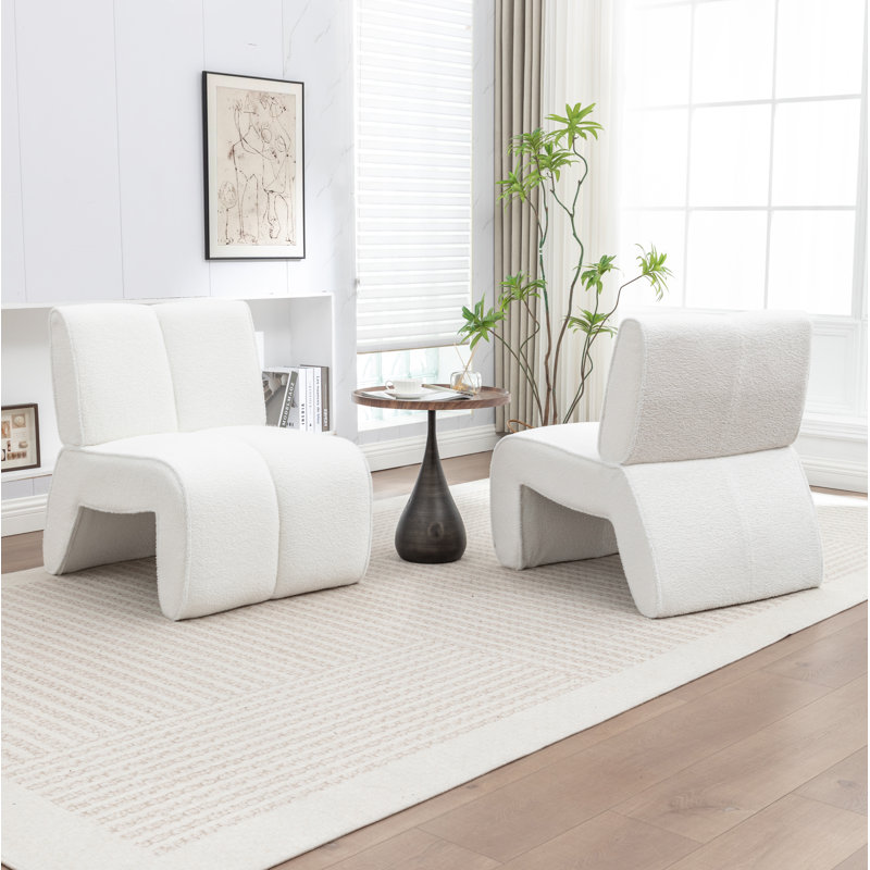 Chaise d'appoint Mathias, White