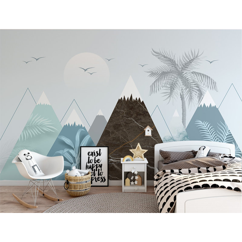 Papier peint amovible Palm Tree, L 35,04 po x l 55 po