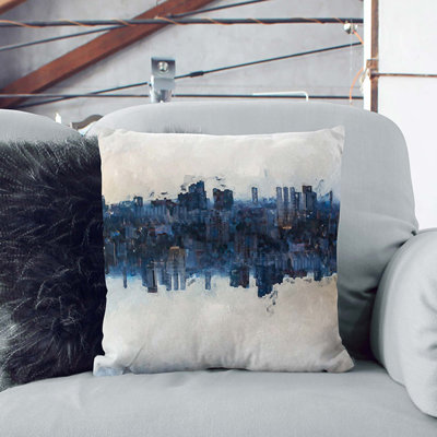 Abstract Square Throw Cushion