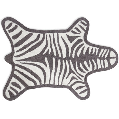 Zebra Cotton Bath Mat