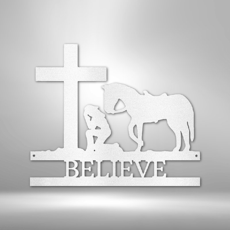 Scripture Walls, Blanc, H 14,25 po x l 14,5 po x P 0,5 po, Oui