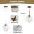1-Light Ribbed Glass Globe Pendant