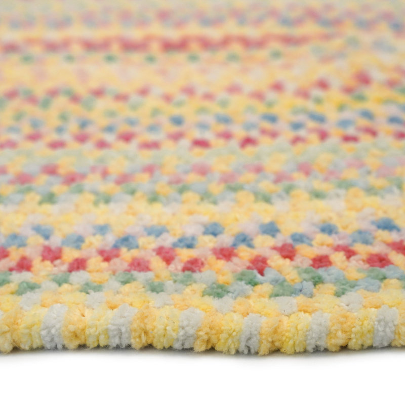 Aaru Cotton Indoor Rug, Oval 11'4" x 14'4"