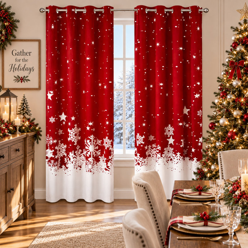 Room Darkening Curtain Panel Pair