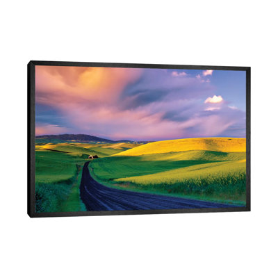 Palouse Road by Dennis Frates - Print on Canvas