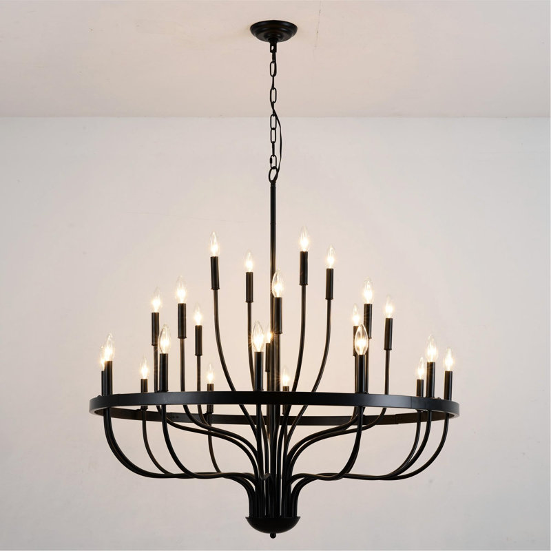 Lustre noir 39 po
