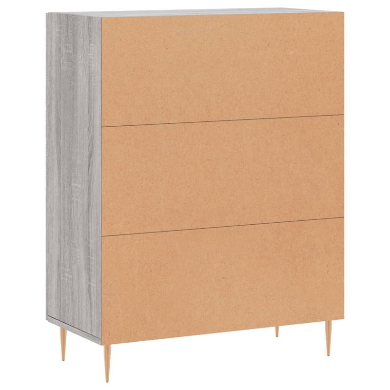 Mariacristina 2 - Door Rectangle Accent Cabinet, Grey Sonoma