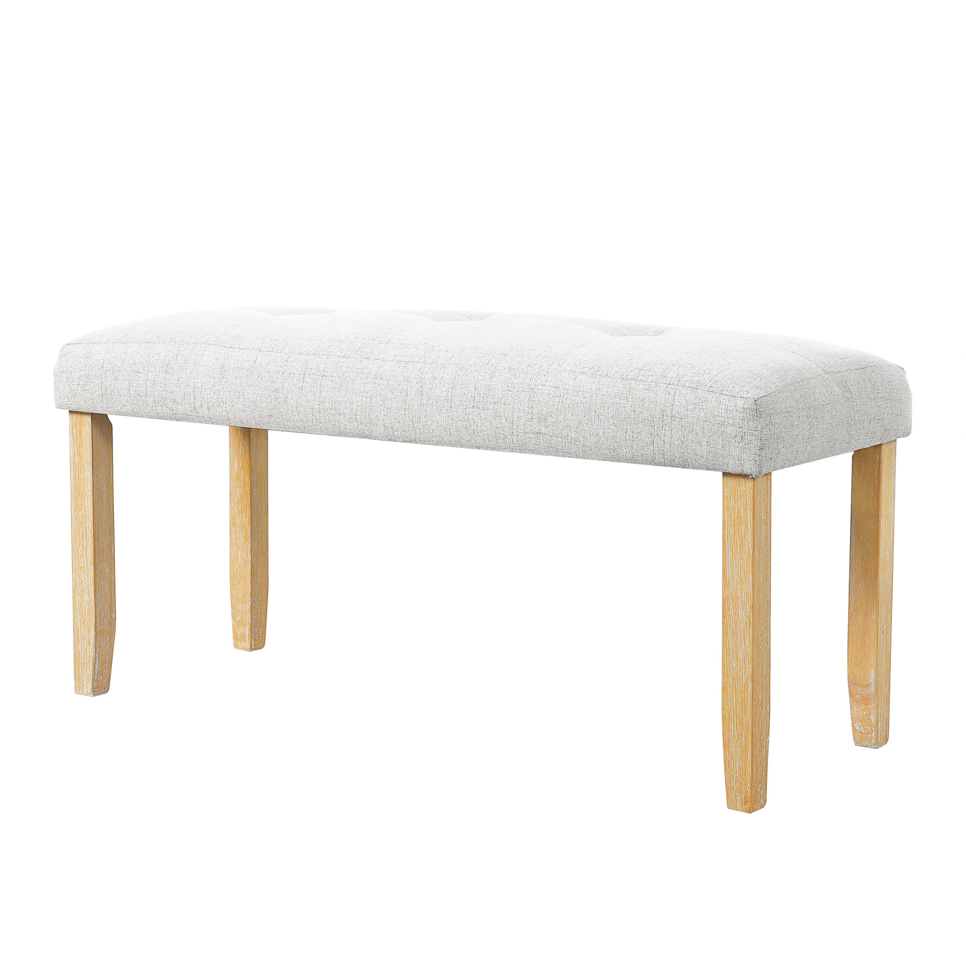 Latitude Run® Mid - Century Modern Dining Bench, Rectangular Armless ...