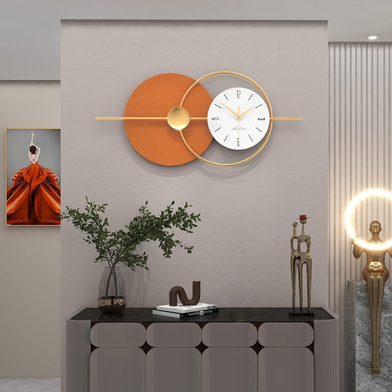 Adontae Iron Analogue Wall Clock