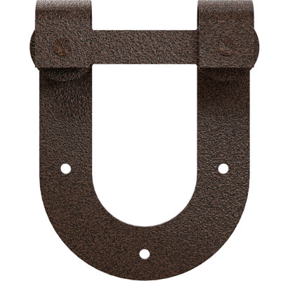 Ensemble de quincaillerie de porte de grange simple standard Premium Horseshoe Roller Hanger