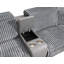 Canapé modulaire inclinable électrique 6 pièces avec repose-tête électrique gris-2023467743